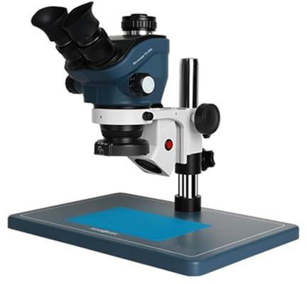 Trinokulärt Stereomikroskopset 7X-50X Zoom Simul Focal Trinocular Microscope 1080P 4K HDMI-videokamera