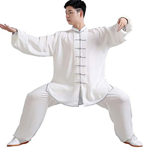 Daoba Unisex Kung Fu Uniform Tai Chi Kampfkunst Kleidung Wushu Zweiteiliger Anzug Trainingsanzug