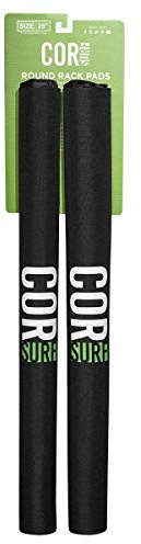 COR Surf runde Dachgepäckträger | Runde Crossbar Pads für Surfbretter, Longboards, SUP, Paddleboards oder Kayak | 71CM
