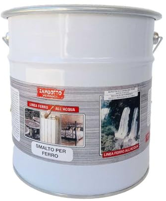 Wassereisenlack für Innen- und Außenbereich von 0,75 bis 5 Liter, RAL 8011 - Braun 2217, 5L, glänzend 80 Gloss