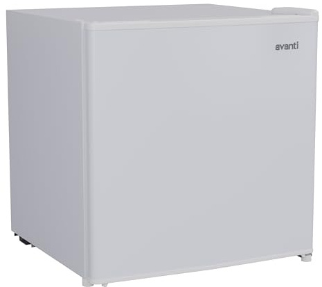 Avanti 1.6 Cu. Ft. Compact Mini Fridge with Chiller Compartment, Reversible Door, Removable Shelf, and ENERGY STAR Efficiency, 1.6 cu.ft., White