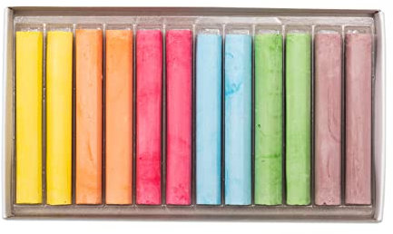 Atla - Farbkreide abgerundet - Tafelkreide Lehrerkreide Kreidestifte Lehrer