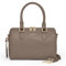 Lazarotti Bologna Damen Handtasche aus Echt-Leder | Henkeltasche mit abnehm- & längenverstellbaren Trageriemen | Bowling-Bag 26 cm