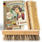 lampox® Lot de 2 brosses à récurer avec poils durs et doux • Brosse à tapis, brosse à racine, brosse à récurer, brosses de nettoyage, brosses de nettoyage