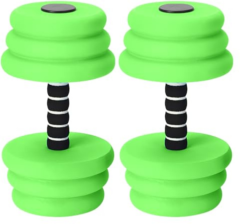 Tewzafiya Herramientas para acuafitness, mancuernas equipo fitness para piscina, 2 piezas, herramienta acuática para recuperación ancianos, mujeres, hombres niños, natación, tonificación fitness