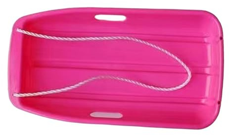 kesurpae And Sturdy For Repeated Downhill Sprinter Sleds Portable Lightweight And Sturdy For Outdoor Adventure Downhill Sprinter Sleds Portable Accessories Yard, Pink, 69x36x11cm