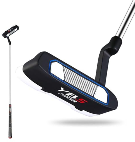 Golf Men's Putter Single Club Right Hand Low Center of Gravity Aiming Line Women's Golf Push Rod Sports (Golf Putter)