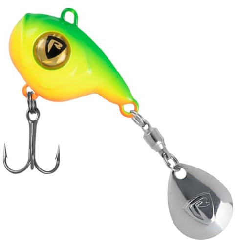 Fox Rage Big Eye Spin Tail 20g - Jig Spinner, Farbe:Firetiger