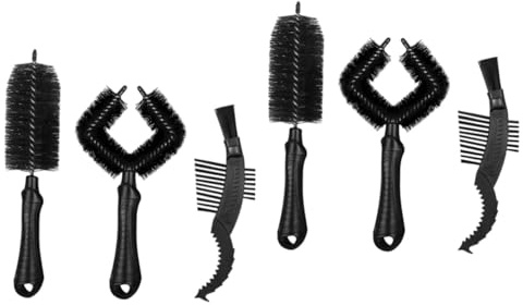 Kisangel 2pcs Compact Comfortable Bike Chain Brush Tire Cleaning Brush Set Chain Cleaner