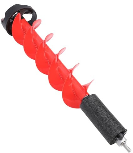 Yuecoom 28-Zoll-Eisbohrer-Set, Nylon-Bohrstahlschneider, 6-Zoll-Schnittdurchmesser, Eisbohrer-Bohrer mit Positionierer, Eisangel-Schneckenbohrer für Eis