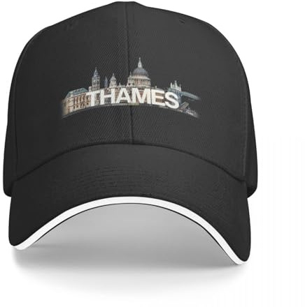 CWCMZDH Gorra de béisbol Thames, Casco, Sombrero para el Sol, Gorra de Golf, Sombreros para niñas, Hombres