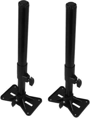 NUOBESTY Lot De 2 Supports De Lavabo Sous Plan Tiges De Support Réglables Poteaux De Support Réglables Support Mural Réglable Pour Évier Pieds D'Évier Supports D'Évier En