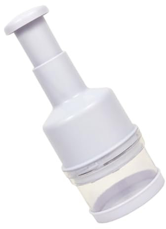 PartyKindom 1pezzi Affettaverdure Portatile Bianco Tritatutto Multiuso Per Aglio Noci e Verdure Facile Da Pulire e Riporre Utensile Da Cucina Compatto Per Casa e Viaggio