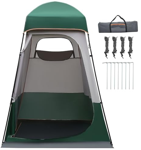 Yapasopu tenda da doccia da campeggio all'aperto 160 x 160 x 240cm,doccia campeggio con protezione UPF50+,robusto per tutta la stagione per attività all'aperto, spiaggia, pesca, doccia, cambio vestiti