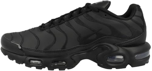 NIKE Men's Air Max Plus Running Shoes, Black Black Black Black 001, 9.5 UK