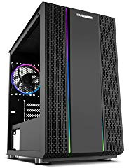 Nox Hummer Fusion S - NXHUMMERFSNS - Caja PC, ARGB, USB 3.0, Color Negro