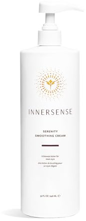 INNERSENSE Organic Beauty - Natural Serenity Smoothing Hair Cream | Non-Toxic, Cruelty-Free Haircare (32 oz | 1 L)