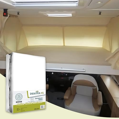 Dexitex - Coprimaterasso Materassi a Scomparsa - Letti a Scomparsa- Materassi per Camper - Letto Richiudibile - Accessori per Camper - Letti a Parete - Oeko-TEX - 100% Cotone