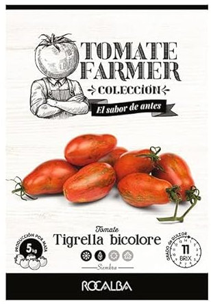 Semillas hortícolas colección Tomate Farmer Rocalba - Tomate Tigrella bicolore