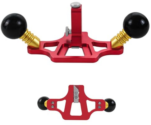 Cepilladora de mano para carpintería de aleación de aluminio - Herramienta de ranurado ajustable - Cepilladora manual de reparación de madera de precisión para carpinteros, ideal para proyectos de m