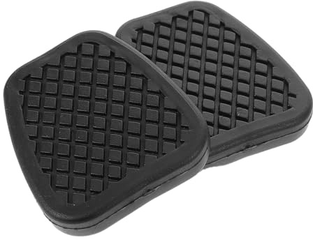 JUMPLAWN 2piezas Fundas De Pedales Antideslizantes Para Automóvil Almohadillas De Goma Para Freno y Embrague Tapetes Para Coches Cubiertas De Pedal De Repuesto Accesorios De Vehículo