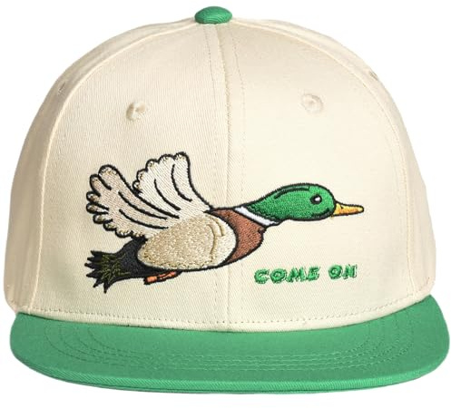 EDTREK Elite Kids Snapback Hat for Boys Girls Toddler Cap with Flat Brim (Mallard - Green)
