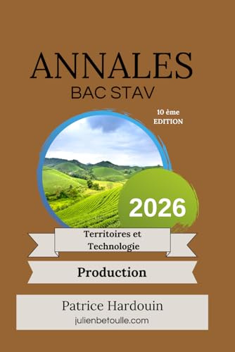 Annales bac STAV Territoires et Technologie Production 2026