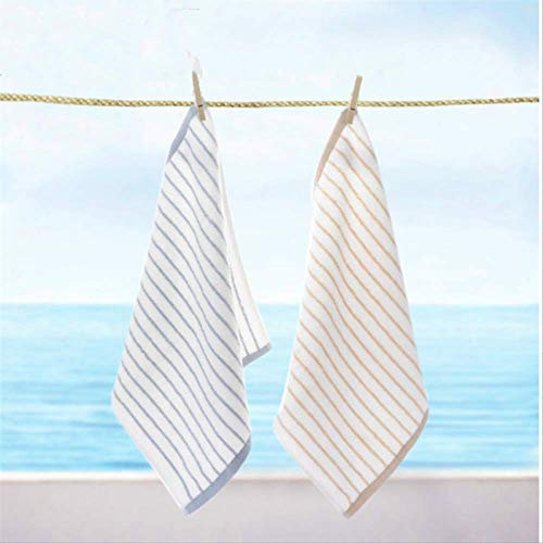 CCSYM Handtuch Set, 2Pcs Baumwolle Quadrat Handtuch Absorbieren Wasser Kleines Handtuch Schnell Trocknend Übung Fitness Reisetuch Kindertuch Weich Und Zart