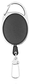 INF Porte-clés extensible, porte-clés avec fonction yo-yo, porte-clés avec cordon en nylon, peut être retiré jusqu'à 72 cm