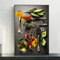 HMXQLW Leinwandbilder Kräuter und Gewürze Bilder Küche Bild Deko, Bilderwand Poster Kunstdrucke Malerei für Küche Dekoration Rahmenlos (30X40CM)