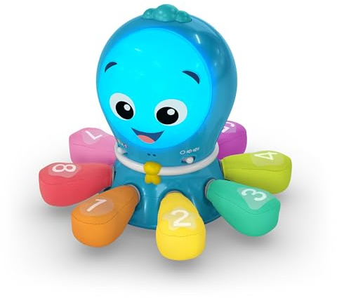 Baby Einstein Ocean Explorers Go Opus Go 4-in-1 Crawl & Chase Activity Learning Toy, Music and Lights, Ages 3 Months to 5 Years