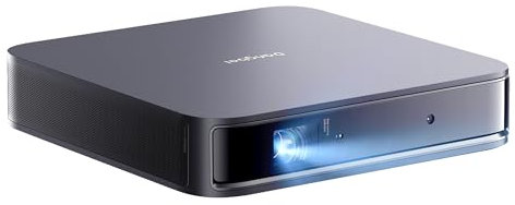Dangbei Atom Mini Beamer 1080P, 1200 ISO Lumen, Netflix Official, Dolby Audio, Autofokus Trapezkorrektur, 3D Projektor 4K Unterstützt, Beamer Klein mit WiFi und Bluetooth für Heimkino/Zuhause/Outdoor