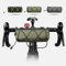 AWELUX Fahrrad Rahmentasche, Lenkertasche Fahrrad, Kleine runde Umhängetasche，für Rennrad, Mountainbike, Reisen, Pendeln, Professionelles Fahrradzubehör (Kordelzug, Militärgrün)
