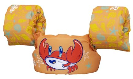 Bestway 9012Q Giubbino da nuoto per bambini Puddle Jumper con braccioli, arancione