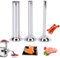 3 Stück Wurstfülltrichter, Sausage Filling Tube Diameter 12 mm/19 mm/32 mm, Wurstfüller Edelstahl, Stainless Steel Pipes Sausage Filler, for #5 Meat Grinder Sausage Filling Machine