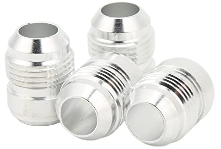 BONKZEBU Set di 4 Raccordi a Saldare Ad Alta Resistenza 10AN per Applicazioni di Saldatura, Misura Universale per gli Appassionati di Saldatura, Lega di Alluminio 6061-T6