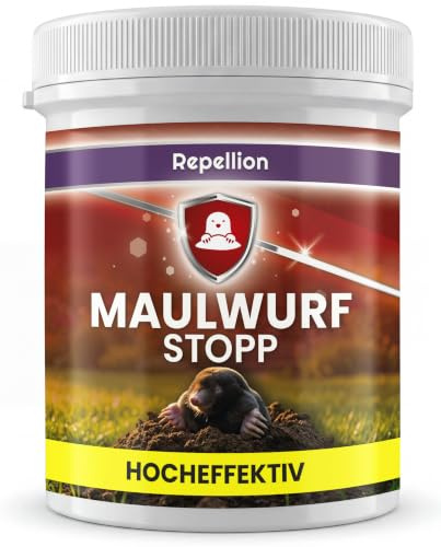 Repellion ® Maulwurf Vertreiber – 100x Maulwurf Kugeln zur Abwehr von Maulwürfen & Wühlmäusen – Effektiver Maulwurfschreck & Wühlmausschreck zum Vertreiben & Fernhalten