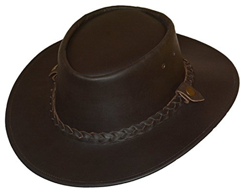 Svart djungel Sorrento läderhatt västerländsk hatt cowboyhatt Australien hatt ..