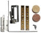 Roto Centro Ecklager Reparatur-Set, links