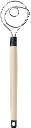 Brod & Taylor Teigschneebesen, robust, spülmaschinenfest, Rührwerkzeug, Brotteig Dänischer schneebesen, Eigelbtrenner,