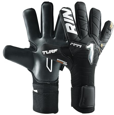 Rinat Guante de Portero Kratos Turf, Negro, Unisex Niños