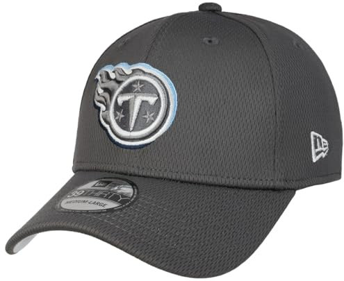 New Era 39Thirty NFL24 Draft Titans Cap Basecap Baseballcap Fullcap NFL-Cap Curved Brim Tennessee (L/XL (58-61 cm) - grau)