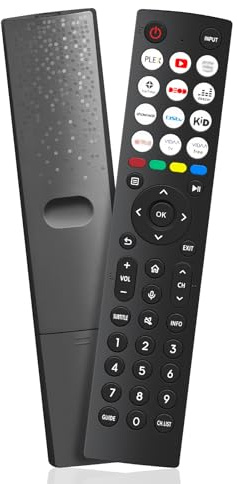 Hisense TV Remote Control, Universal Remote Control Replacement for Hisense VIDAA 4K UHD Smart TV with 12 Shortcut Buttons, No Setup Required