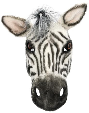 Boland Masque animal en peluche pour adulte, demi-masque robuste pour costumes, carnaval, fête à thème ou Halloween