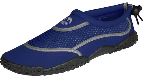 Lakeland Active Men’s Eden Water Shoes - Adjustable, Quick Drying & Breathable for Beach and Swimming - Navy/Grey - 2 UK