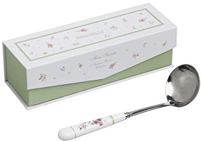 Brandani 53423 Mini Server Nonna Rosa Inox Con Manico In Ceramica