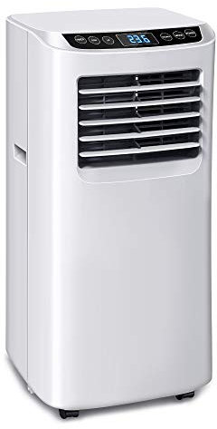 OZEANOS Eisberg OT-AC-7000 Mobile A/C Klimagerät mit flexiblen Abluftschlauch bis 70m³, 220-240V, 50Hz, 60dB weiß