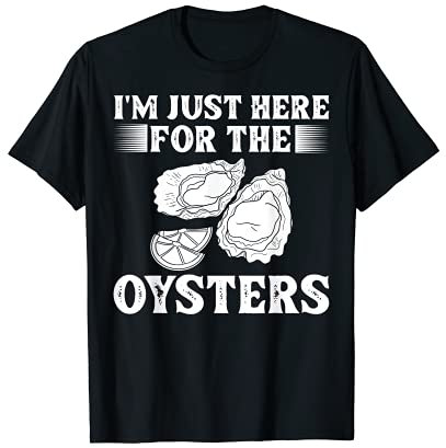 Conchiglie per salsa di coltello per sgusciare ostriche Maglietta