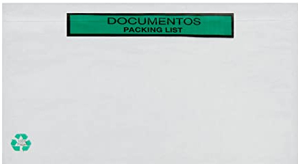 Bolsas Portadocumentos de Papel Transparente para Enviar Paquetes con Autocierre Adhesivo Fácil y Resistente. Bolsas para Embalaje de Correo y Envíos Seguros (100 UDS, 240X135)