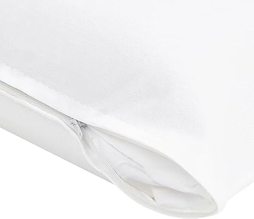 DECASATEXTIL - Set di 2 Copricuscini Impermeabili, Extra Morbidi, Traspiranti, Anti-acaro - Con cerniera - Federe per Cuscino Impermeabile - 120x45cm